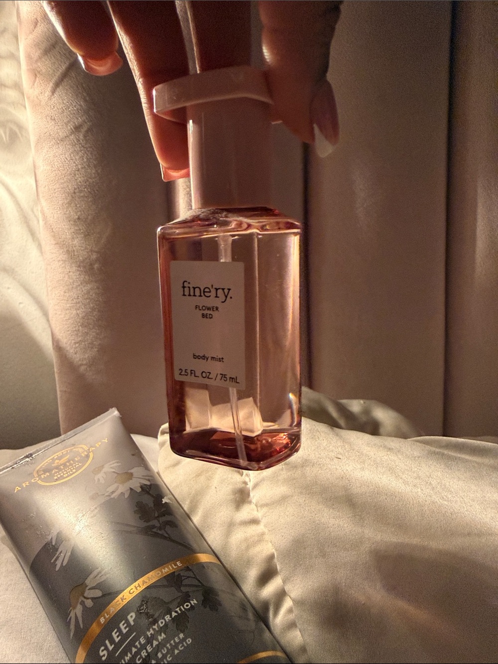 Bath & Body Works Finery Body Mist & Aromatherapy Creams — Pink, Green, Gray - Picture 4 of 8